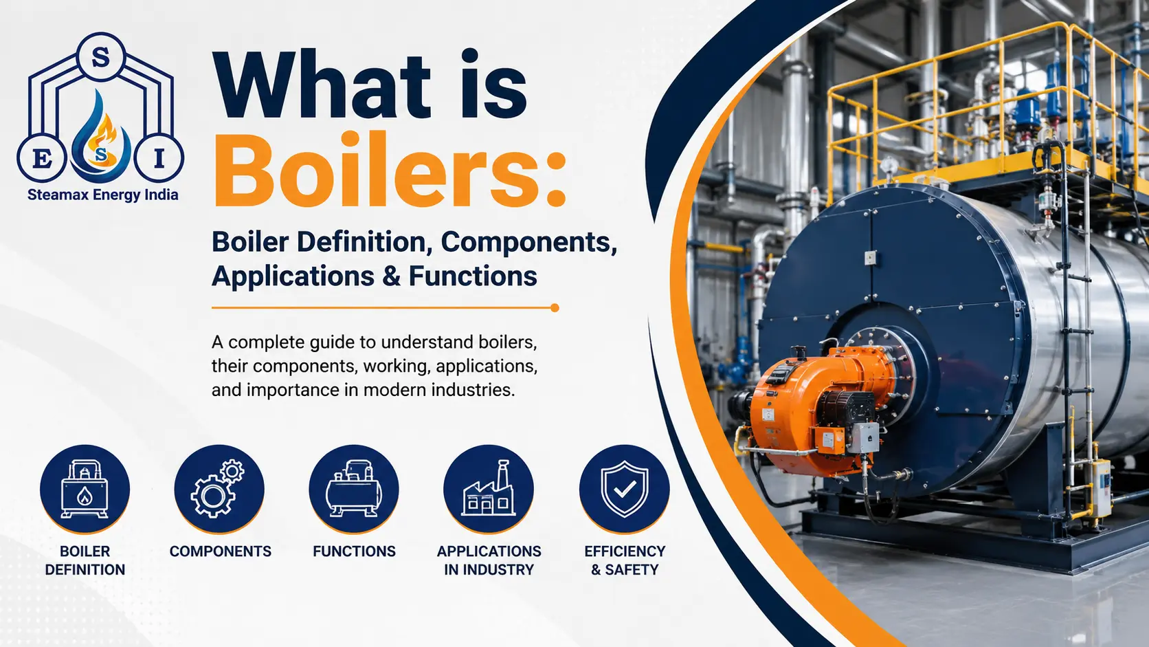You are currently viewing What is Boilers: Boiler Definition, Components, Applications & Functions