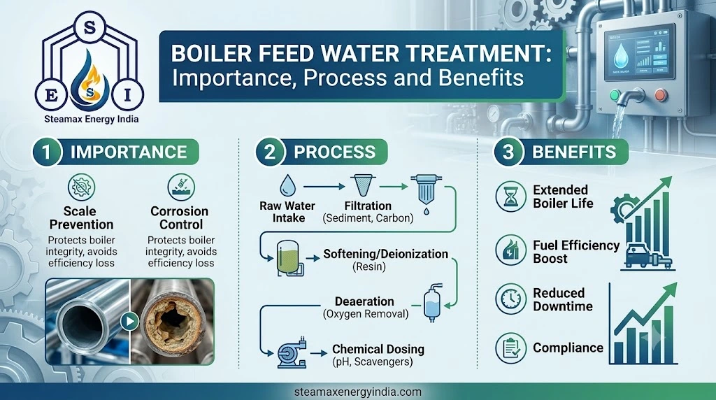 Boiler Feed Water Treatment Process, Importance & Benefits